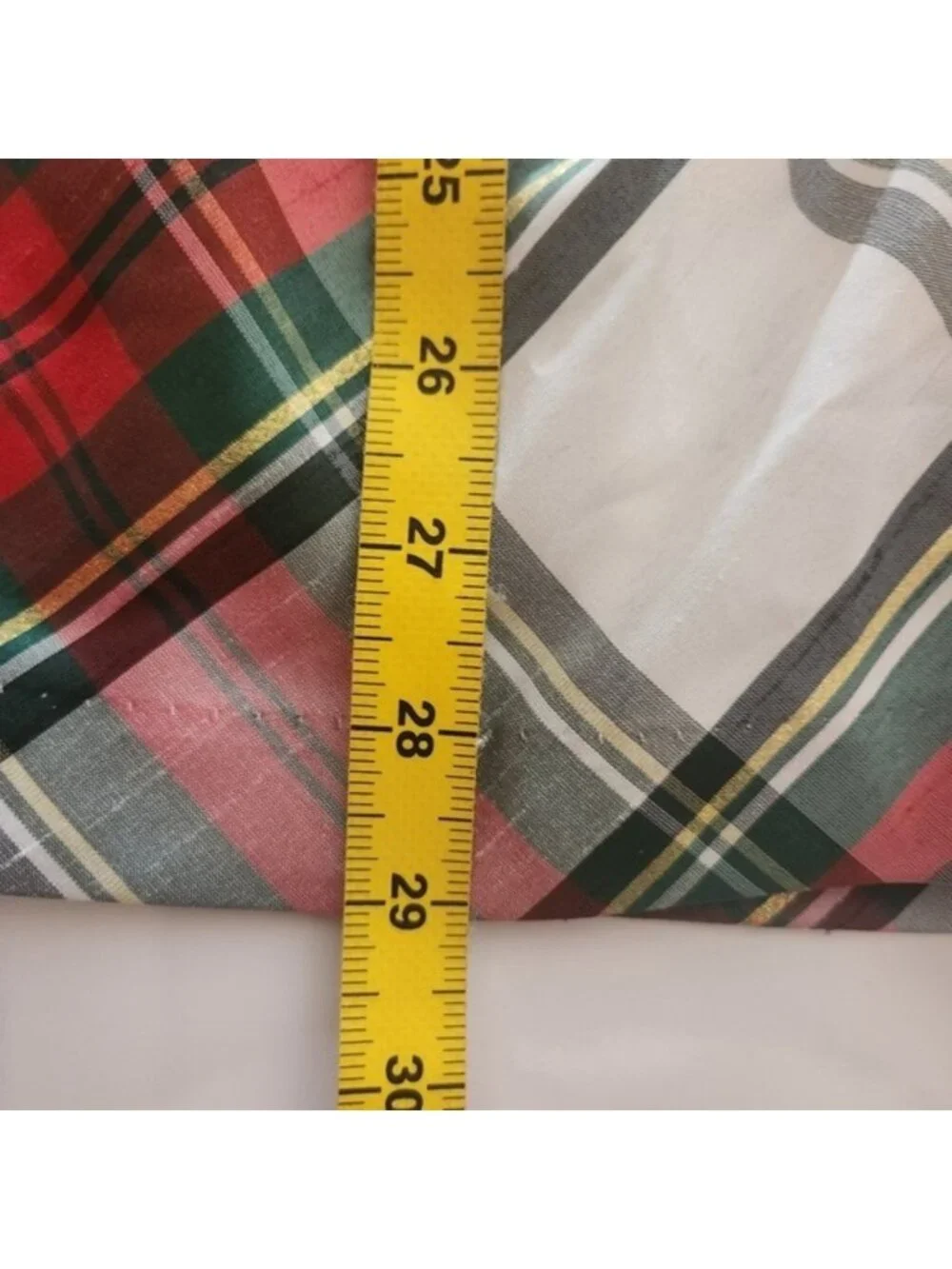 Gymboree Girls Size 10 Red Green Plaid Holiday Christmas Dress Gold Metallic NWT